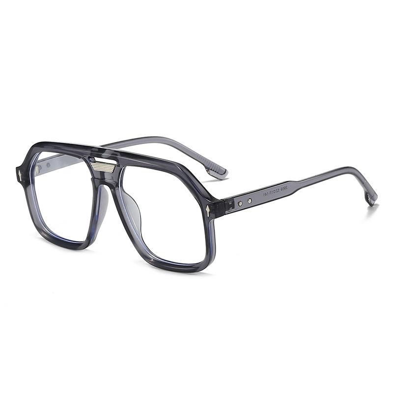 

Новые очки-авиаторы с двойной перекладиной, большая оправа, модные солнцезащитные очки, женские, для большого лица, европейские и американские, мужские, трендовые 1PC