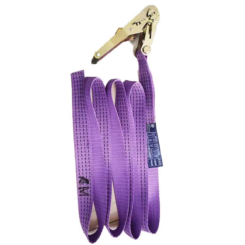 ZHONGYUROPENETBELT Cargo Ratchet Tie-Down Strap фиолетовый
