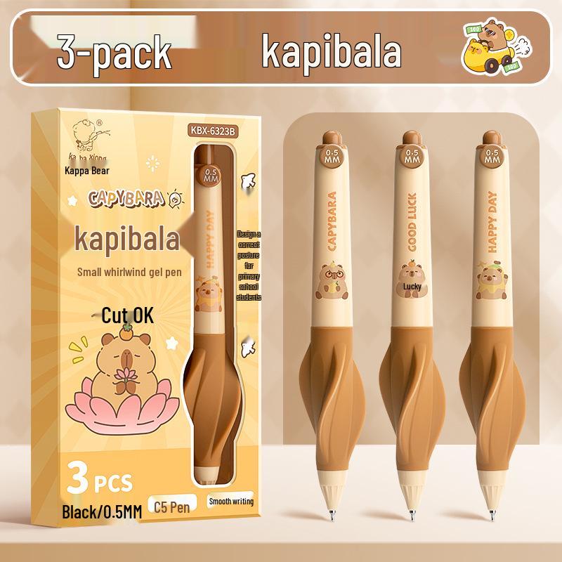 

Ручка гелевая Kaba Bear Little Whirlwind: Мягкая рукоятка, эргономичный дизайн, снижающий усталость при сдаче элементарных тестов. 0.5mm