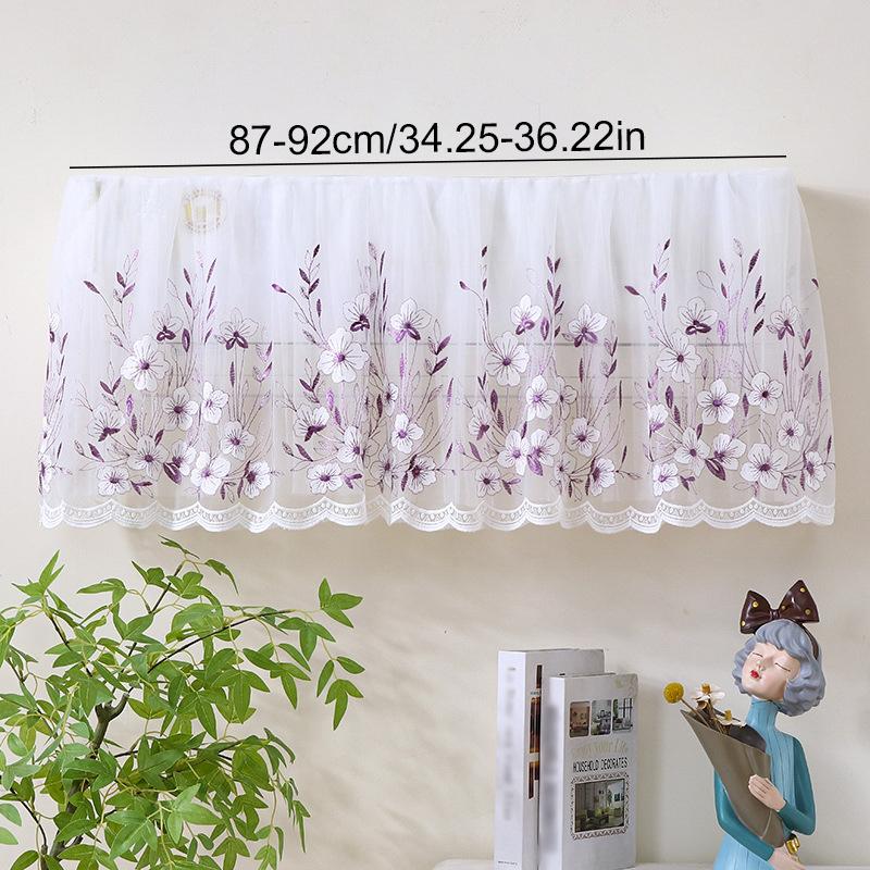 

1PC Dustproof Indoor Wind No-Removal Air Breathe Conditioner Universal Shield Washable Cover Compatible 86/87-92cm 87-92cm фиолетовый