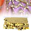 Golden Pendant Belly Dance Waist Chain Shiny Tassel Sequins Lace Trim  Ethnic Decorations