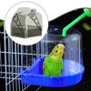 Bird Bath Box Bathtub Easy To Install Multifunction Parrot Bathing Tub for Small Birds