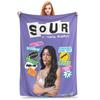 O-Olivia Vampire Rodrigos Fleece Throw Blanket Sour Blankets for Sofa Travel Lightweight Thin Bed Rug,