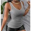 Summer Tanks Camis Women Solid Sexy Crop Top Hot Girl Sleeveless Casual V-neck Vest Camisole Tees Top Sling Woman