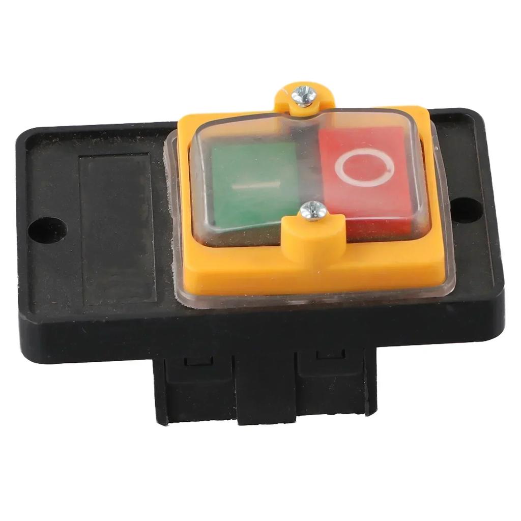 Waterproof ON OFF Push Button Switch for Motor Machine Drill 10A 220V 380V Industrial Use Green Red 5M 10KH Types Available