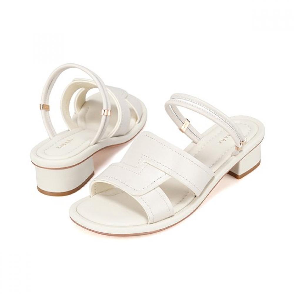 Barbara Cowhide BaSic Women S SandalS 3cm 2 colorS Bbj382