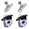 2x Zámek kapoty motoru a 2x Spodní díl Kompatibilní pro 3er E46 5er E39 X5 E53 51238229807 51238203859