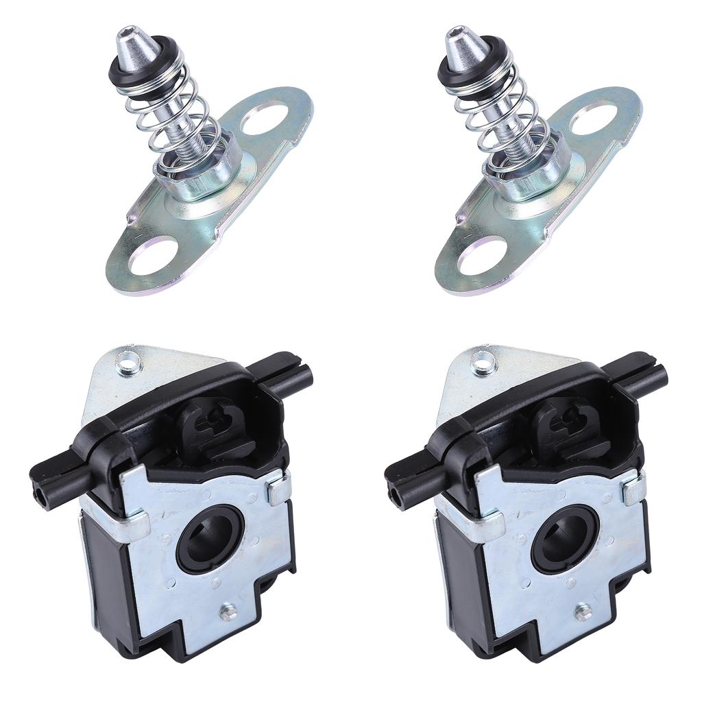 2x Zámek kapoty motoru a 2x Spodní díl Kompatibilní pro 3er E46 5er E39 X5 E53 51238229807 51238203859