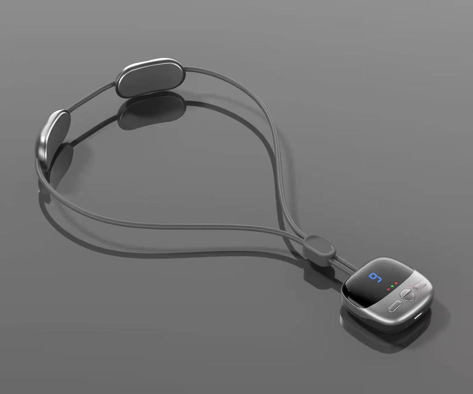 

Smart Portable Neck Massager with Pulse Heat Therapy Color Box