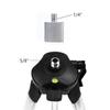 5/8-Inch Female to 1/4-Inch Male Mic Screw Adapter Smooth Surface for Mic Microphone Stand Tripod Stand