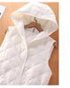 Women Autumn Winter Short Loose Hooded Sleeveless Jacket  Solid Outwear Female Waistcoat Ultra Light Down Vest