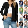 Women's Knit Cardigan with Button Front, Round Neck, Long Sleeve, Soft Casual Top