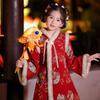 Anneyol Girls' Thickened Winter Chinese Style Cheongsam Dress