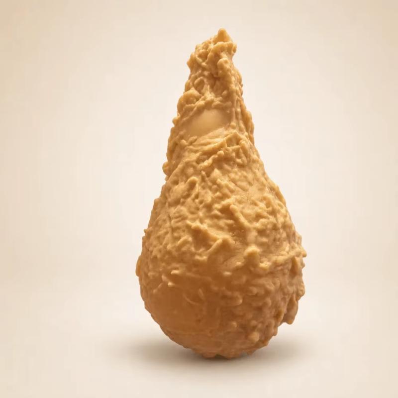 New Decompress Big Fried Chicken Leg Pinch, Creative Oversized Fried Chicken Leg Malleable Fluid Ball Stress Relief Toy