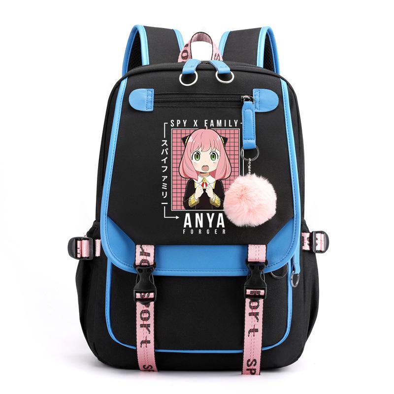 Spy Play House Backpack Casual Versatile Large Capacity Junior High School Student School Bag