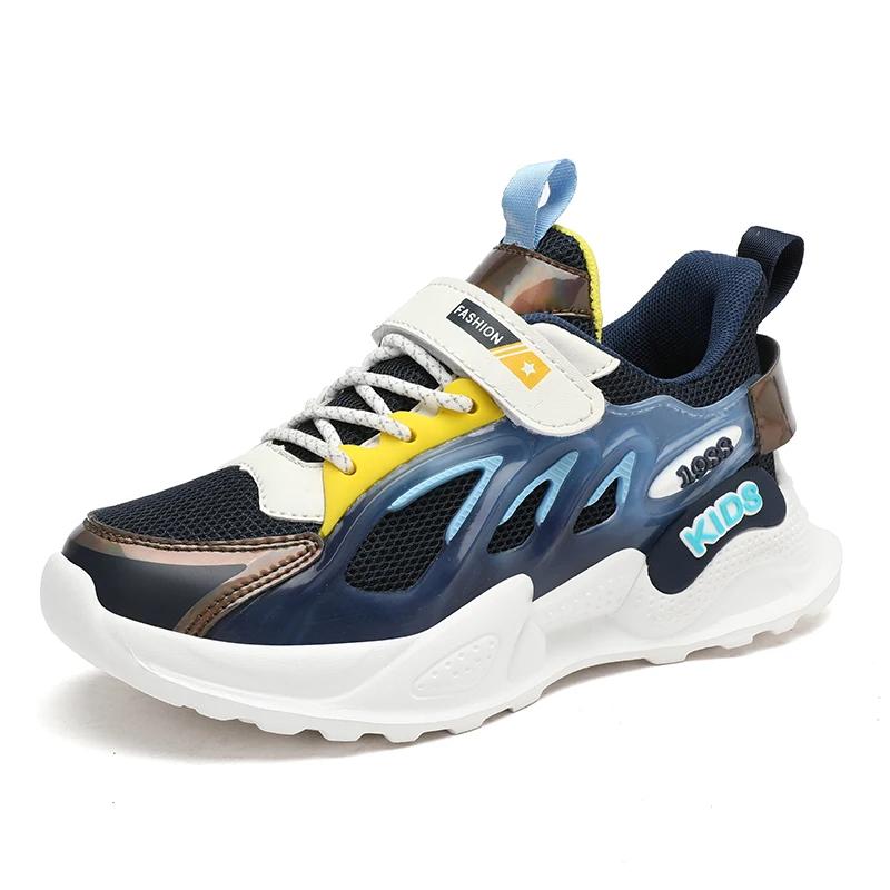 2025 Boys Light Net Shoes Air Mesh Sneakers Kids Summer Child Fashion Children Sport Tenis Footwear Baby Autumn Breathable 3-12