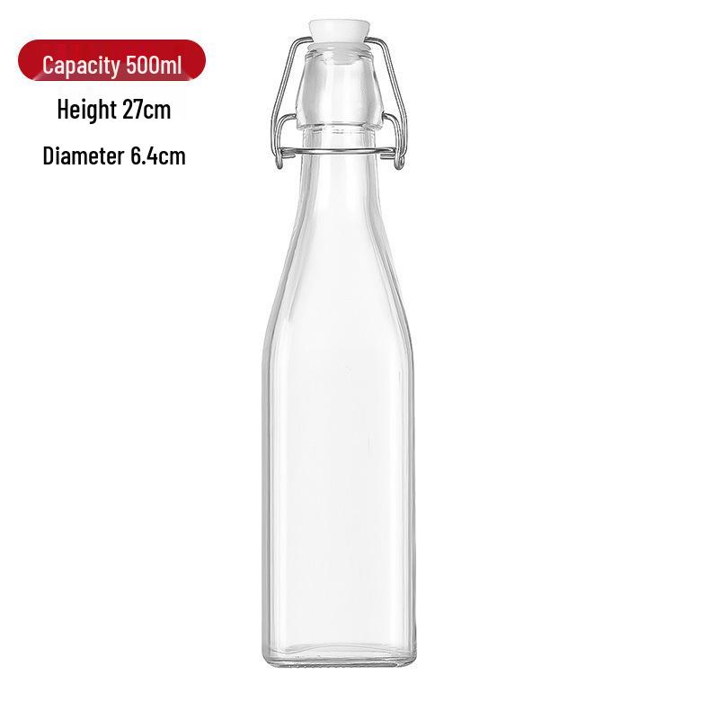 Home Brew Buckle Bottle for Fruit Wine, Juice, Grain Liquor, and Enzymes