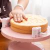 Set da 2 Pezzi Slicer per Torta a 5 Strati Regolabile Coltello da Pane Fai-da-te Divisore Livellatore di Taglio Slicer per Toast Fissatore Per Strumento da Forno per Cucina