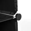 RAKIA modular shoe cabinet, black