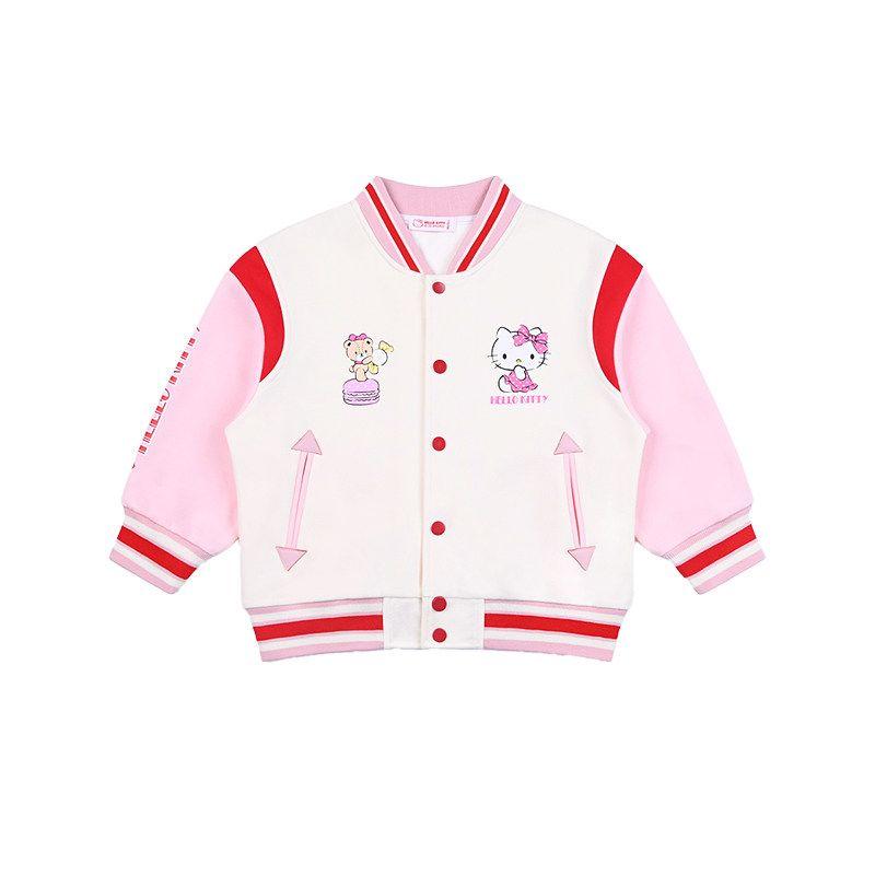 2024 Spring New Children's Clothing Girls' Baseball Jacket Korean Style Long Sleeve Top