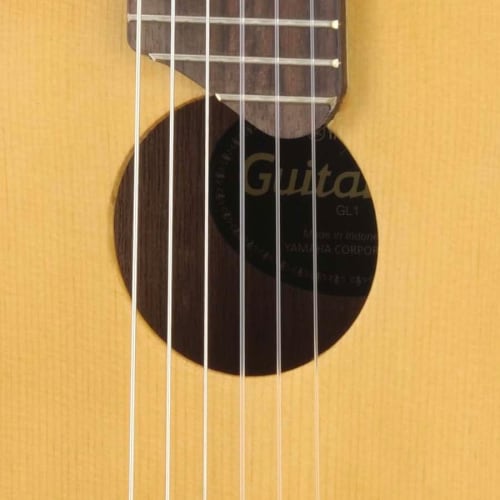 Yamaha Guitalele Natural GL1 - Compact, ukulele-like body size for easy portability. Includes dedicated soft case.