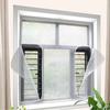 Window Winter  Heat Insulation Film Warm Double Layer Windproof Curtain With Zipper Self-Adhesive Window Heat Protection Film