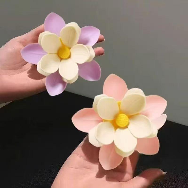 Bag Clips 10 Petals Food Creative Lotus Sealing Clip Magnetic Refrigerator Snack Double-layer Fixed Tongs Kitchens Accessories