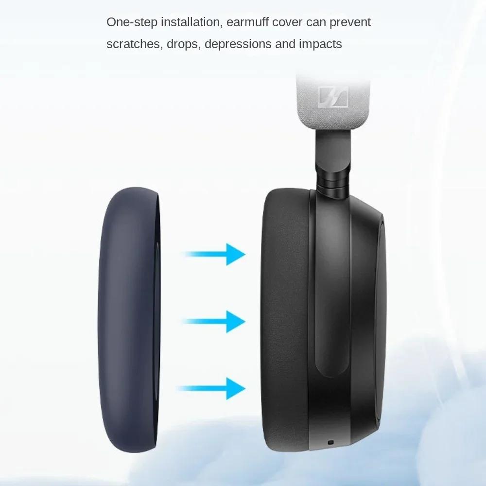 Silicone Dustproof Waterproof Headphone Beam for Sennheiser MOMENTUM 4 Headband Cushion Resistant To Dirt Soft Earphone Headband