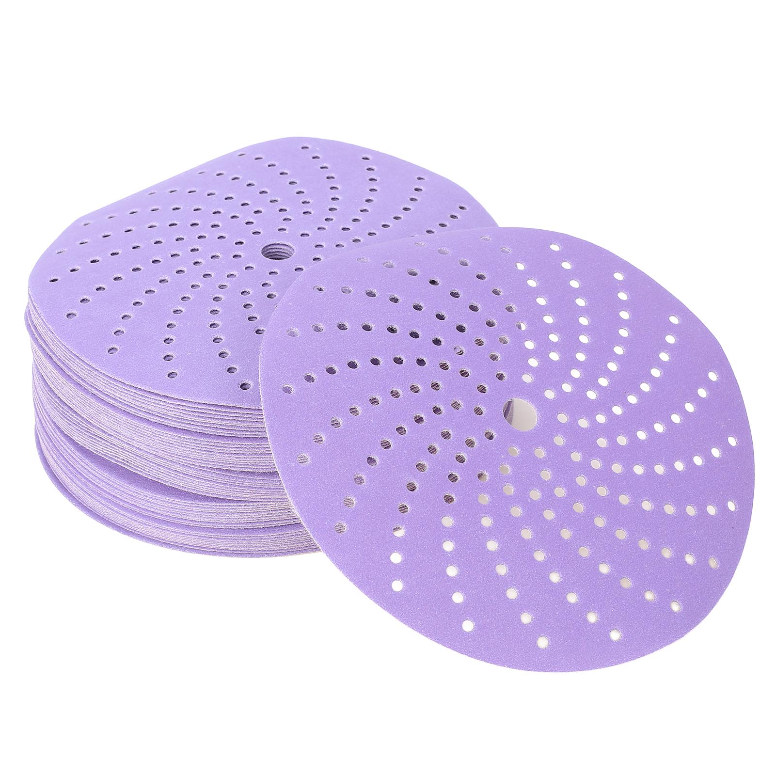

50 шт. 6-дюймовый керамический шлифовальный диск зернистостью 320 пористый дизайн керамическая наждачная бумага с липучкой для
