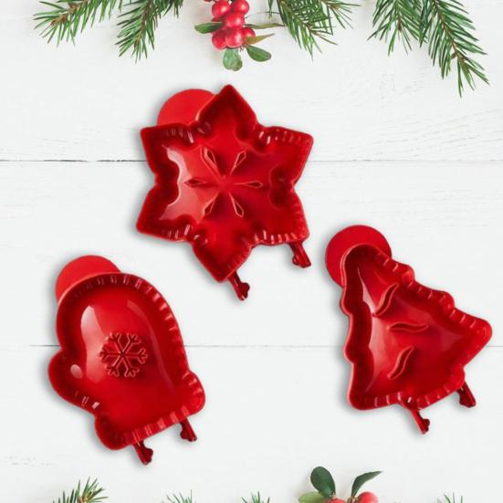 Xmas Hand Pie Mold Reusable Hand Pie Press Mold Christmas Tree Glove Star Hand