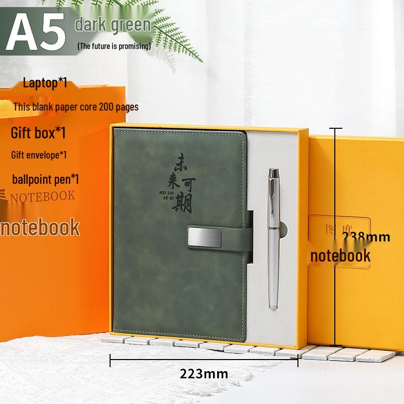 Deluxe A5/B5 Business Planner Notebook with Custom Logo Gift Box