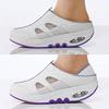 Nursery Nurse Shoes, Air-Filled, Curved Bottom, Smooth Walking, 2-Way, Suitable for Nursing and Care, Women's, Size 24, Navy, 1752211A