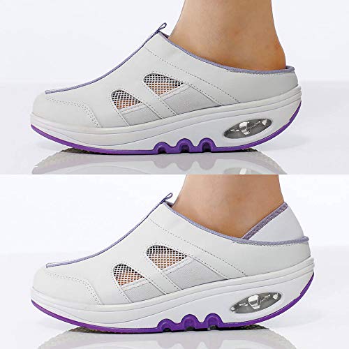 Nursery Nurse Shoes, Air-Filled, Curved Bottom, Smooth Walking, 2-Way, Suitable for Nursing and Care, Women's, Size 24, Navy, 1752211A