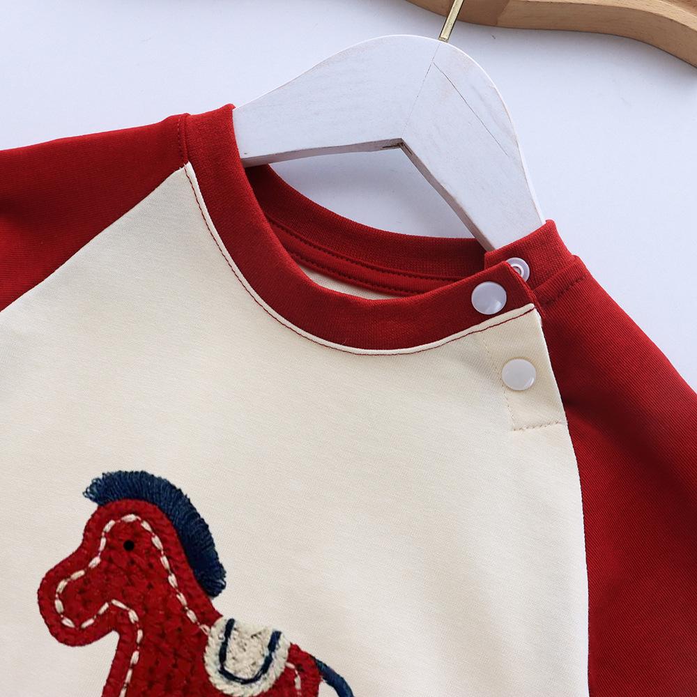 2026 Year of the Horse Family Outfits: Mother-Child Matching Bodysuits for Three or Four