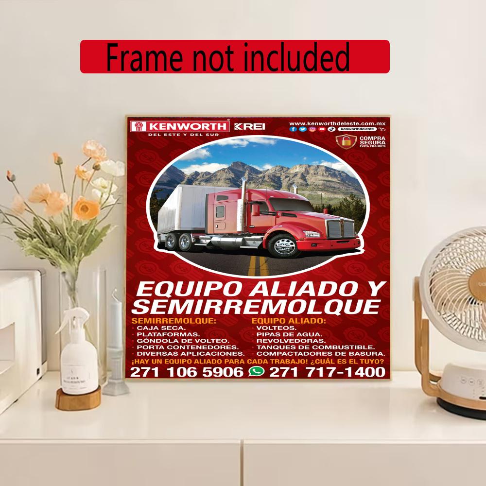 Kenworth 5D Diy Diamond Painting Round Diamond Mosaic Suitable For Beginners Diamond Painting Rhinestones Gift Frameless