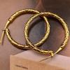 Earrings Fine Jewelry Chic Simple Gold Color Earrings Hoop for Women Fine Presents