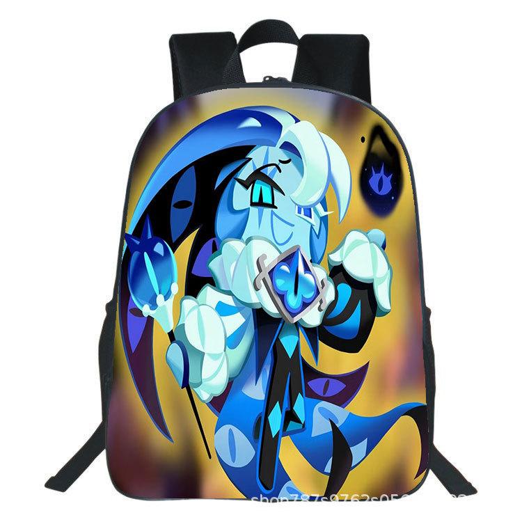 Shadow Milk Cookie Run Kingdom Backpack for Boy Girls Cool Student Business Daypack Cute Cartoon College Canvas Bags with Pocket