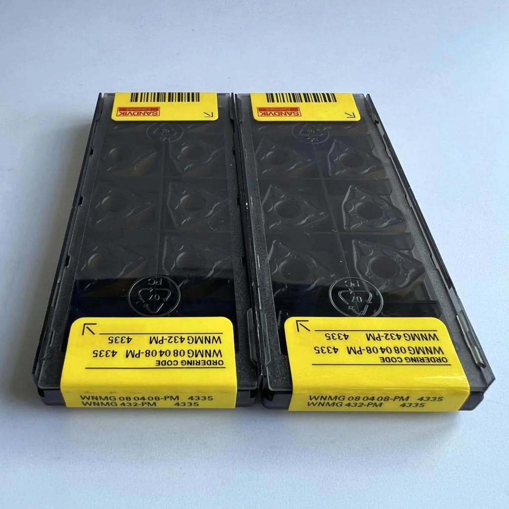Original Sandvik / WNMG080408-PM 4335 / CNC Lathe Carbide Blade 10 PCS