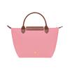 Longchamp Le Pliage Original Goldener Knopf Aufgedrucktes Logo Stoff-Tragetasche Klein Damen-Tragetaschen Cotton-Candy L1621089P92