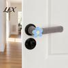 Door Handle Protector 2/4Pcs Flower Cover, Anti-collision Knob Protector, Anti-Static Bedroom Anti-Freeze Lever Sleeve for Home Office