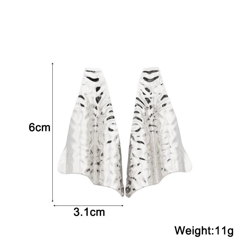 Boucles d'oreilles pendantes torsadées en métal pour femmes, couleur or, alliage enveloppé, déclaration géométrique irrégulière, oreille féminine, zircon, pendientes mujer