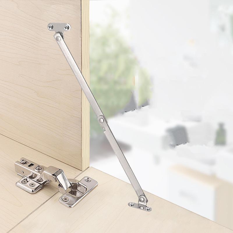 2pcs Stainless Lift Up Support Rod Pull Door Folding Hinge