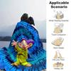 1pc, Disney Snow White Dopey Character Tie Dye Home Decor Throw Blanket Perfect for Couch, Bed, Travel