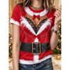 Summer Fashion Comfortable Loose Round Neck Short Sleeve Large Size T-shirt Abstract Style Role Playing 3d Pattern Women's Casual Sports T-shirt