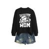 Football Cheer Mom Plus Size Loose Comfortable Hoodie