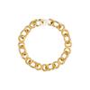 NEUF PIECE GATE SYMBOL BRACELET / GOLD