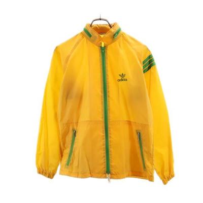 Adidas 70s 80s Vintage Descente ADS-200 Nylonová bunda S žlutá Pánská Použitá