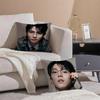figure skating HHanyu Yuzuru Cushion Cover Throw Pillow Cover Hidden Button Durable Polyester Chair Cushion