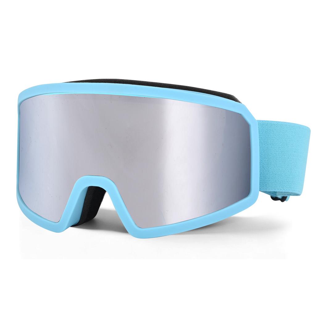 Double-layer anti-fog ski goggles, cylindrical lenses, high-definition, wide field of vision, mountaineering goggles, outdoor adult unisex ski