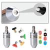 Rotating Nozzle for Deck Cleaning, Concrete Patios, Paint Preparation, Sidewalks, Lawn Furniture Ceramic Core Metal with Orifice
